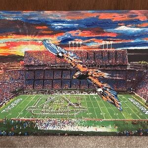 Auburn Tigers Stadium Art Print ( Auburn Ascending to New Heights)